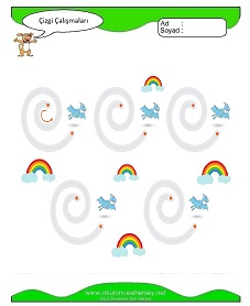 Çizgi Çalışma Sayfaları